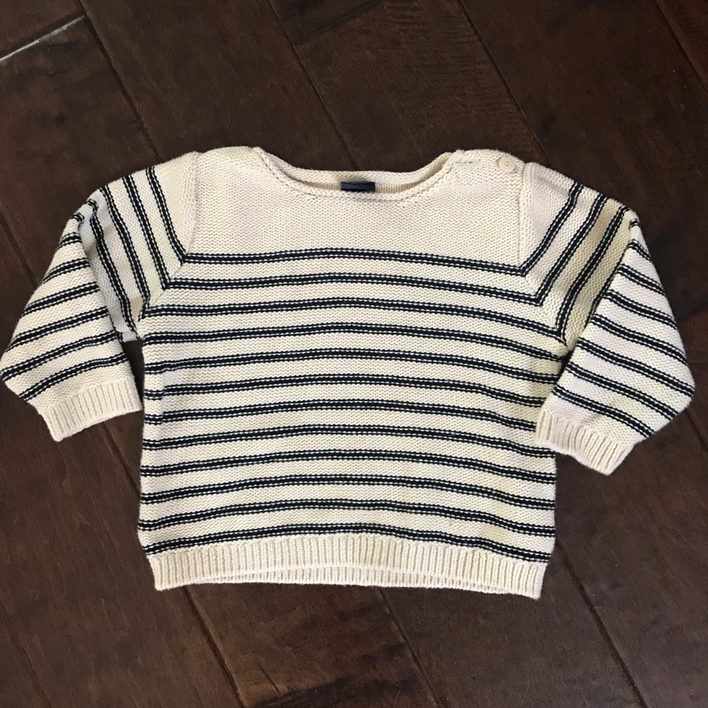 GAP sailor stripe sweater. 18-24 months